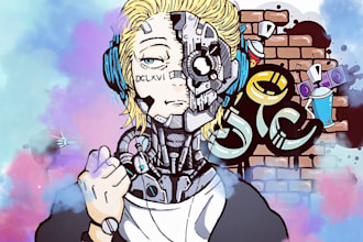 draw anime, vtuber illustration, fanarts