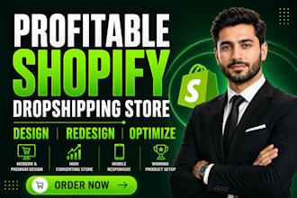 shopify store design and redesign shopify website design shopify dropshipping