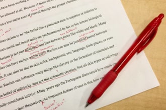 copy edit your work to your satisfaction