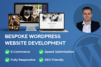 build a wordpress website with SEO and speed optimization