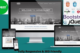 do a responsive web design and development