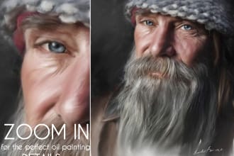 make your photo like  oil painting