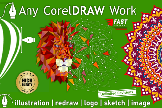 do any coreldraw work