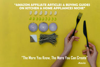 write affiliate articles for kitchen niche
