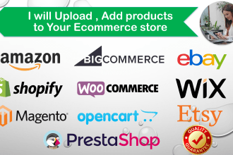 add upload product to your ecommerce store