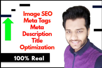 do image SEO, meta tags, meta description of your website