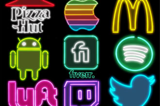 make an awesome vivid custom neon figure of anything