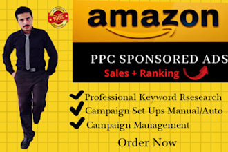 setup amazon sponsored ads campaigns and manage it perfectly