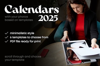 design personal wall calendar with your photos