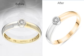 high end jewel retouching services at valuable prices