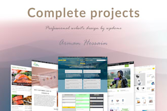 design a stunning high converting wordpress website or landing page