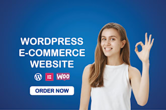 create ecommerce website, woo commerce website, online store, HTML website