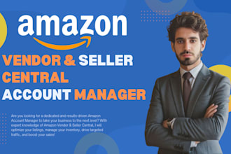 help you to manage amazon fba seller central account also fix variation issues