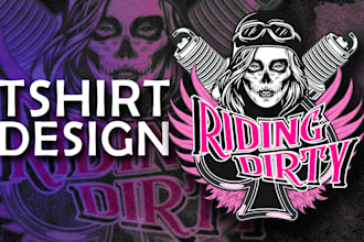 do custom vector typography t shirts design
