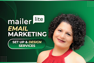 set up mailerlite email marketing, automation, landing pages