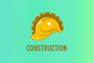 create an awesome construction logo within 24 hours