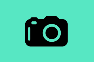 design outstanding camera logo with express delivery