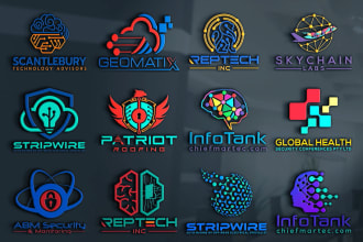 design a modern tech crypto security and technology logo