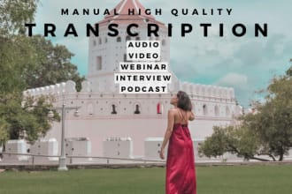 transcribe thai audio and video transcription l native speaker