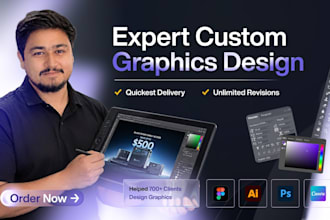 custom graphic design and redesign any artwork