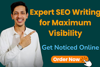 write SEO optimized articles and blog posts