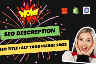 write shopify description or product description that boost sale