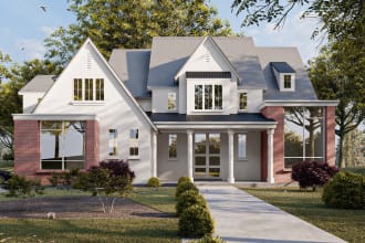 render photorealistic interior or exterior of your 3d model