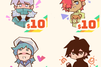 draw chibi character icon