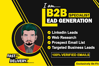 do b2b lead generation and targeted linkedin outreach for your business