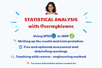 do your data analysis using spss, jasp or jamovi