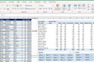 create professional excel chart, graphs, pivot tables, dashboard