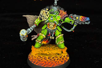 paint warhammer, dnd and board game miniatures to high quality standard