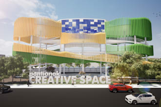 render 3d architectural with twinmotion
