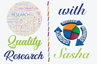 assist in market research and business research