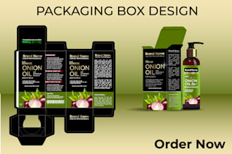 do custom die cut box packaging and label design