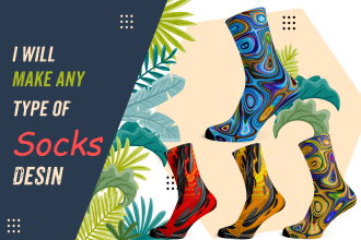 do sublimation all type of unique socks design and patterns
