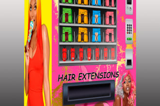 design vending machine wrap, atm machine wrap