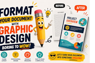 format your document with graphic design