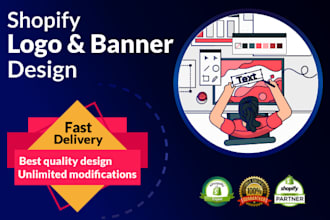 do shopify logo and banner design