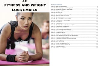 give fitness and weight loss emails