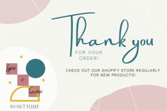 design thankyou postcards, wedding or invitation card for any event