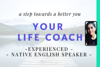 be your counsellor and life coach
