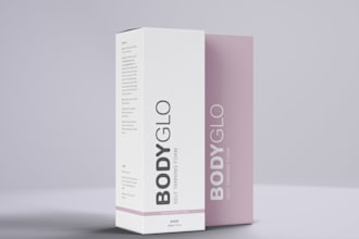 create a mockup packaging design