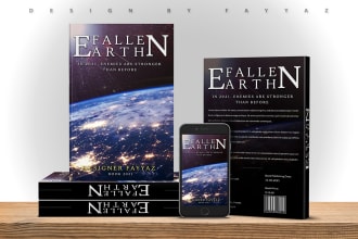 design book cover, ebook, amazon KDP cover, 3d mockups