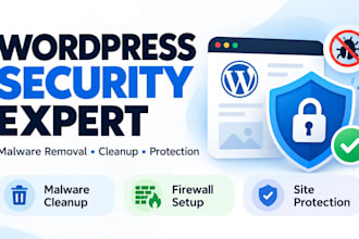 recover hacked wordpress websites, remove malware, security setup