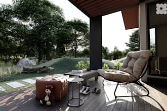 rendering interior realistic 3d modelling sketchup