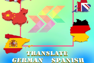 translate german english chinese and spanish