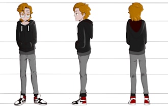 create reference sheet for your character