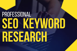 do advance SEO keyword research for your website