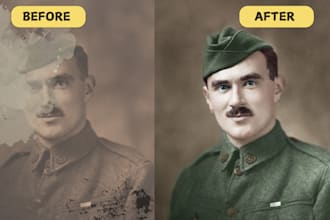 restore professionally old photos